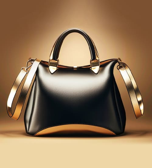 Black Gold Satchel