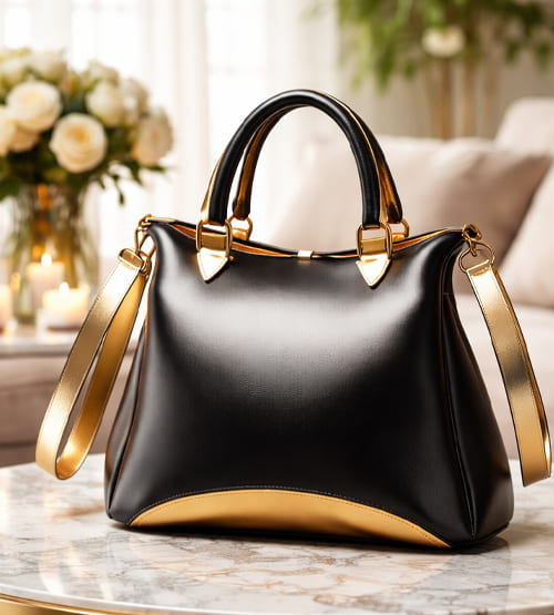 Black Gold Satchel 3