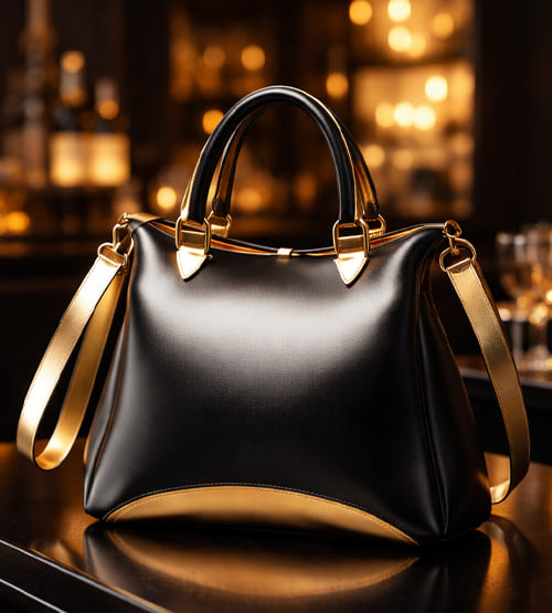 Black Gold Satchel 4