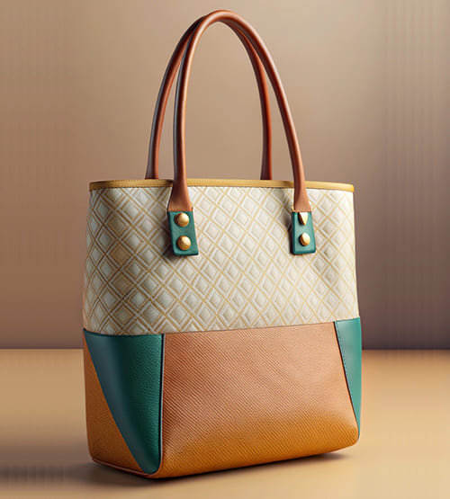Geometric Pattern Tote 2