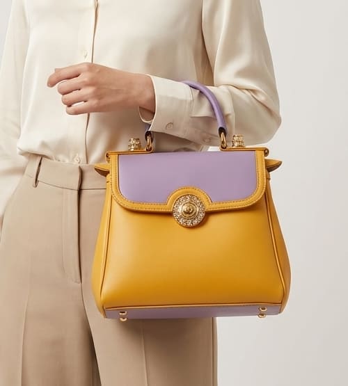 Lavender Accent Handbag 2