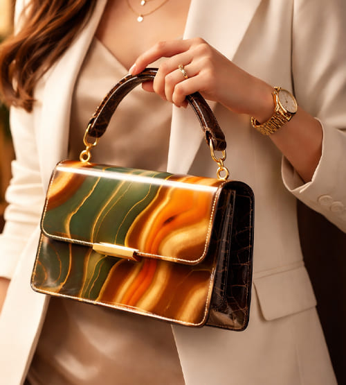 Marbled Flap Clutch 3