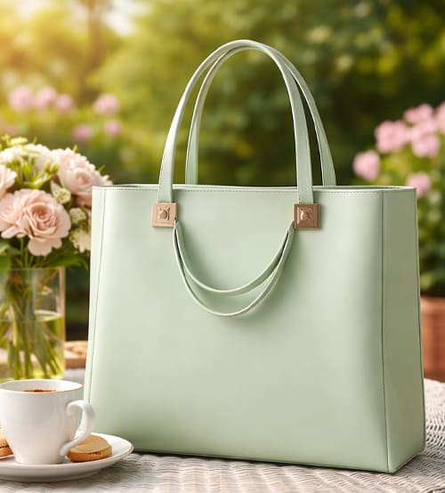 Mint Green Tote 2