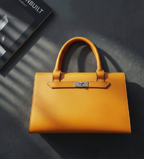 Sleek Amber Briefcase